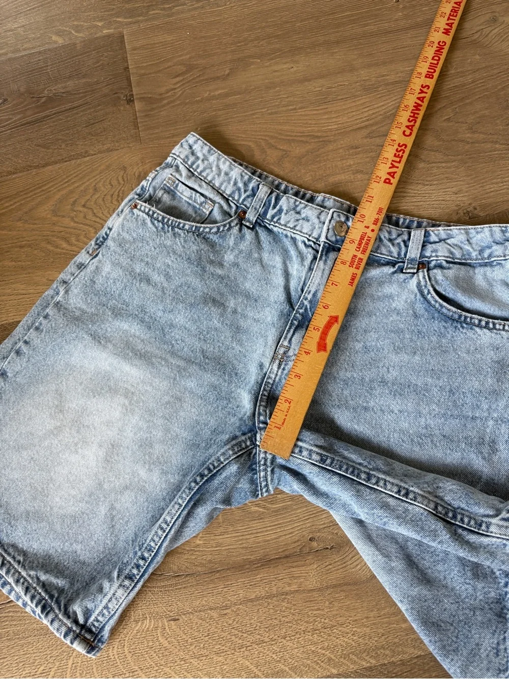 H&M Light Blue Denim Jean Shorts